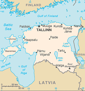 Estonia map