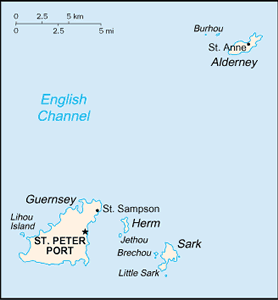 Guernsey map