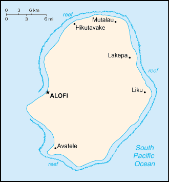 Niue map